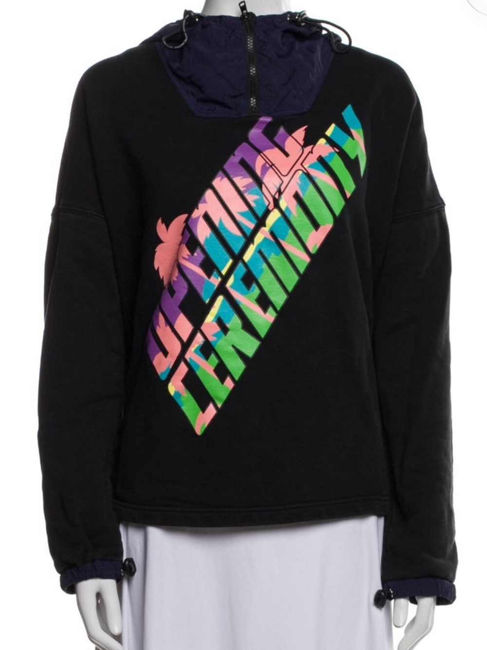 Open Ceremony Pullover with Neon Graphic